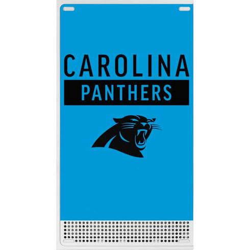 NFL Carolina Panthers Blue Performance Series Xbox Series S Console Skin